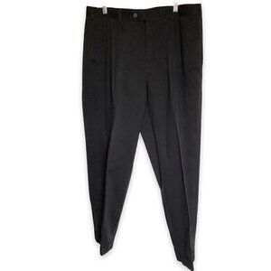 Natural Issue Men's Cotton Blend Casual Cuffed Pants in Black Size 38-30 Career